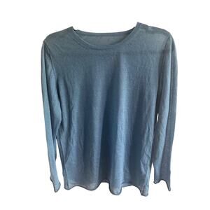 Mirror in the Sky Cashmere Sweater - Blue - Small